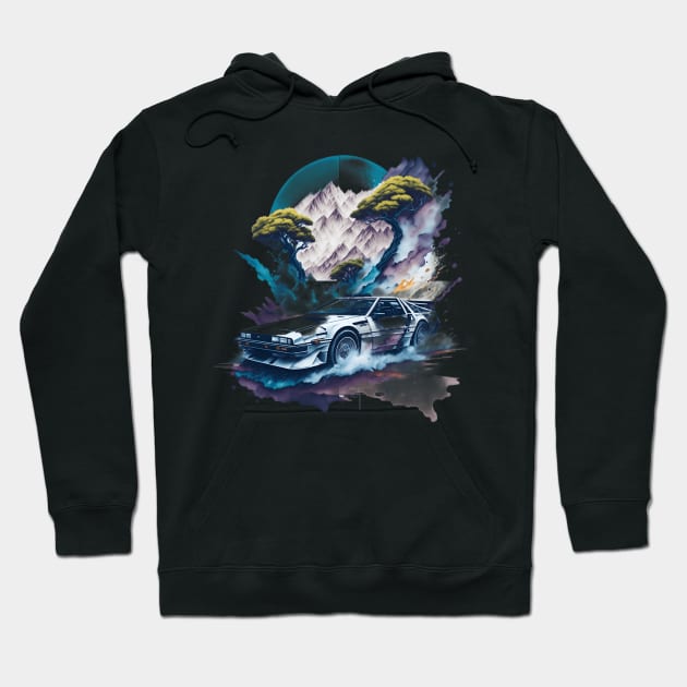 DMC DeLorean Art Hoodie by Shop Goods